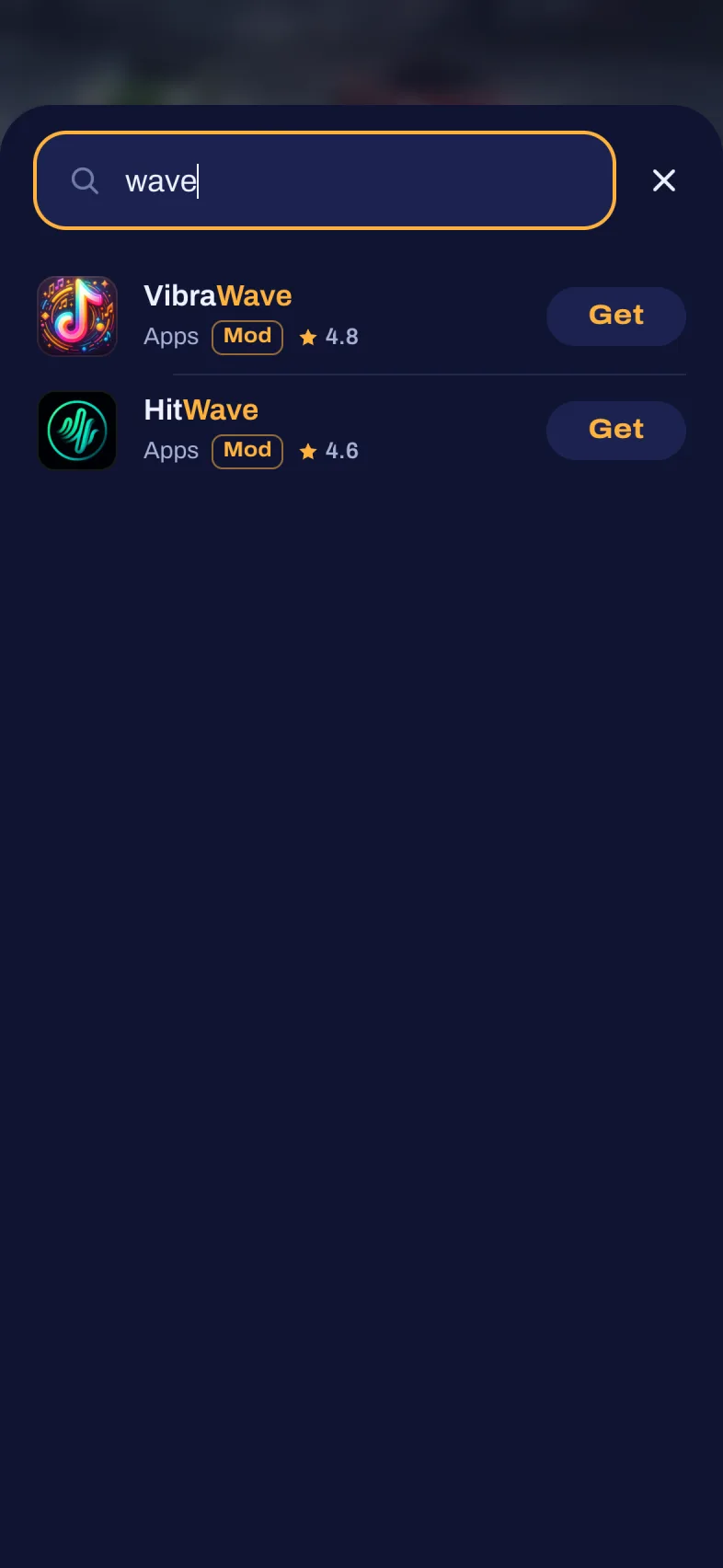 Instant search on AppRocket V4