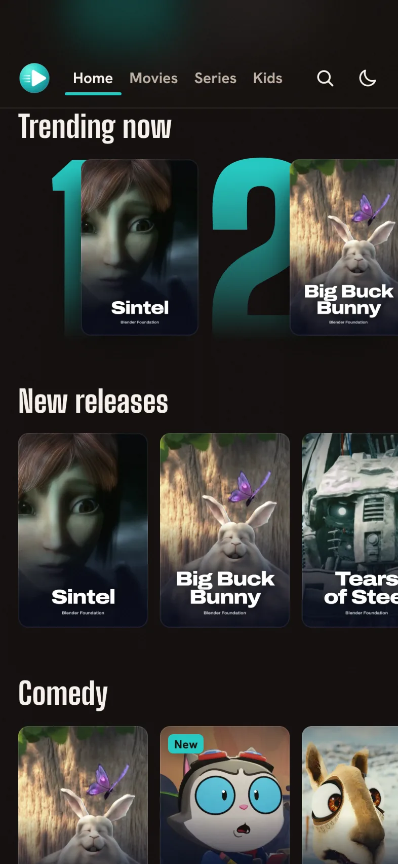 StreamRocket Top 10 row with big ranking numbers