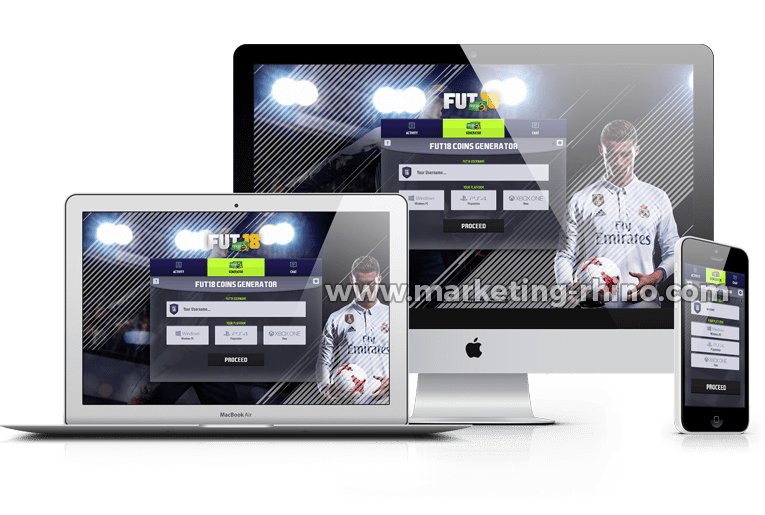 FUT 18 – CPA Marketing Landing Page