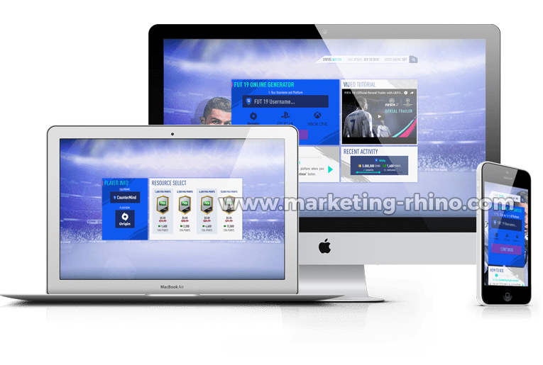 FUT 19 – CPA Marketing Landing Page