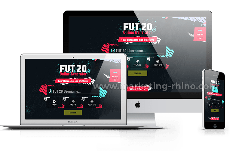 FUT 20 – CPA Marketing Landing Page