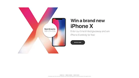 Phone Giveaway – CPA Marketing Landing Page